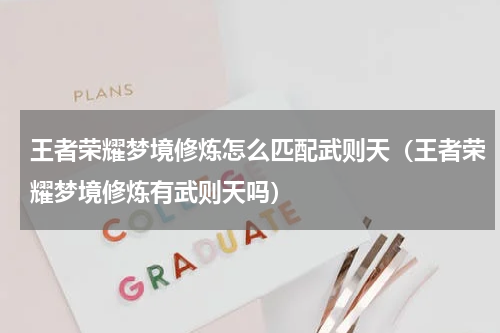 王者荣耀梦境修炼怎么匹配武则天（王者荣耀梦境修炼有武则天吗）