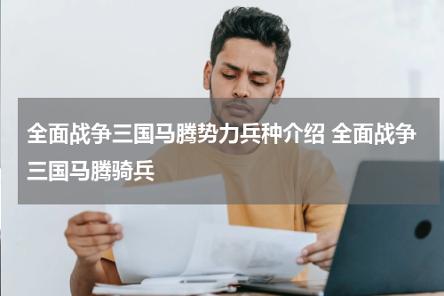 全面战争三国马腾势力兵种介绍 全面战争三国马腾骑兵