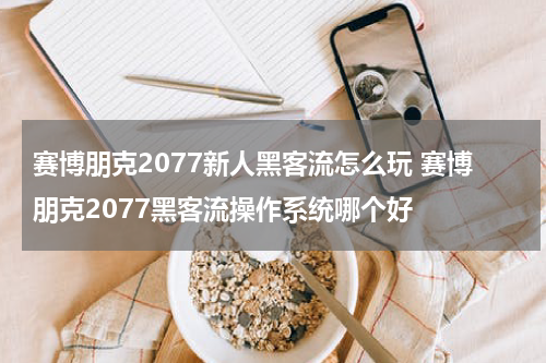 赛博朋克2077新人黑客流怎么玩 赛博朋克2077黑客流操作系统哪个好