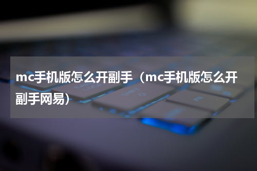 mc手机版怎么开副手（mc手机版怎么开副手网易）