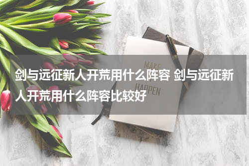 剑与远征新人开荒用什么阵容 剑与远征新人开荒用什么阵容比较好
