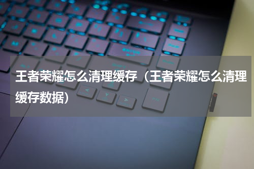 王者荣耀怎么清理缓存（王者荣耀怎么清理缓存数据）