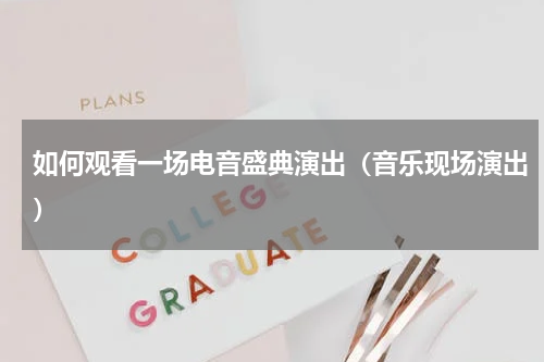 如何观看一场电音盛典演出（音乐现场演出）