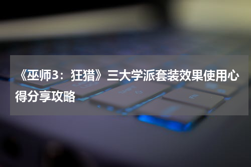 《巫师3：狂猎》三大学派套装效果使用心得分享攻略