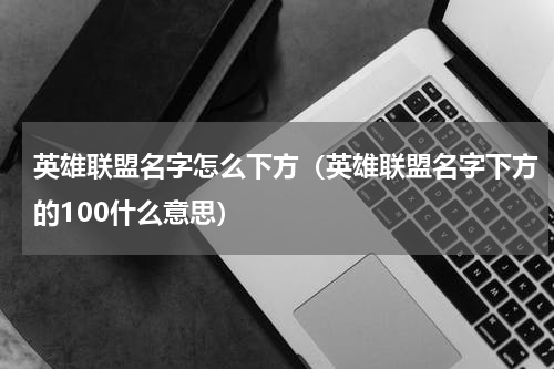英雄联盟名字怎么下方（英雄联盟名字下方的100什么意思）