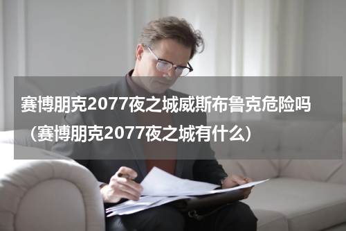 赛博朋克2077夜之城威斯布鲁克危险吗（赛博朋克2077夜之城有什么）