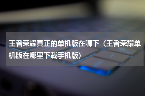 王者荣耀真正的单机版在哪下（王者荣耀单机版在哪里下载手机版）