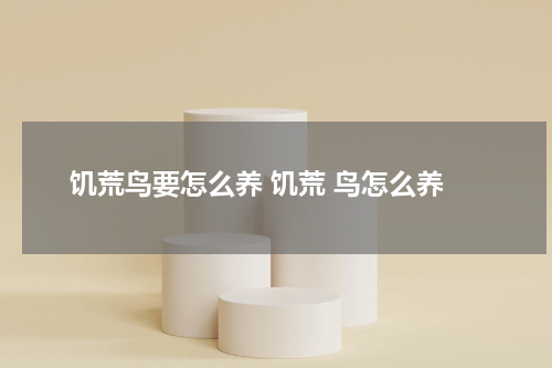 饥荒鸟要怎么养 饥荒 鸟怎么养