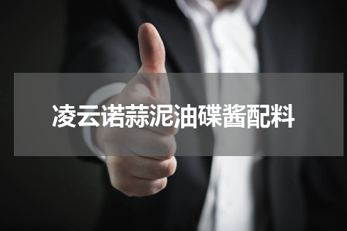 凌云诺蒜泥油碟酱配料